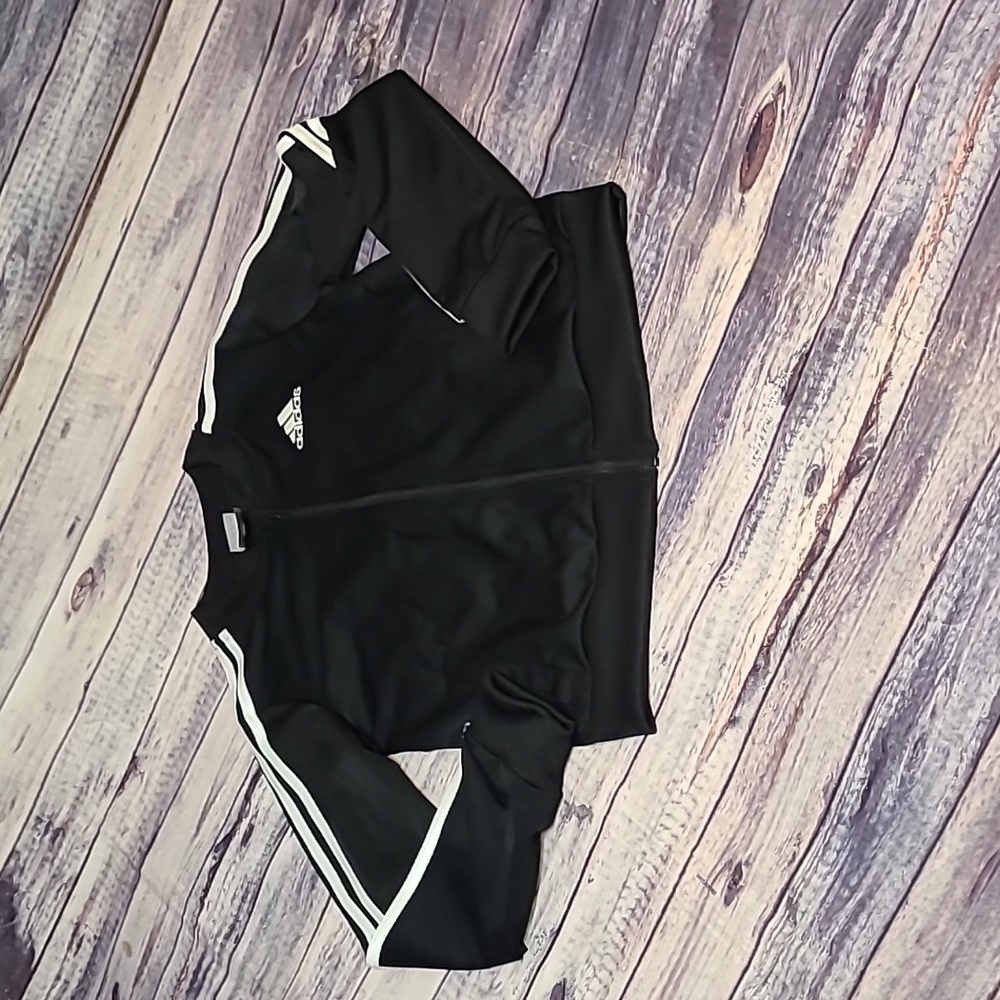 Adidas Zipper down sweater, size 14